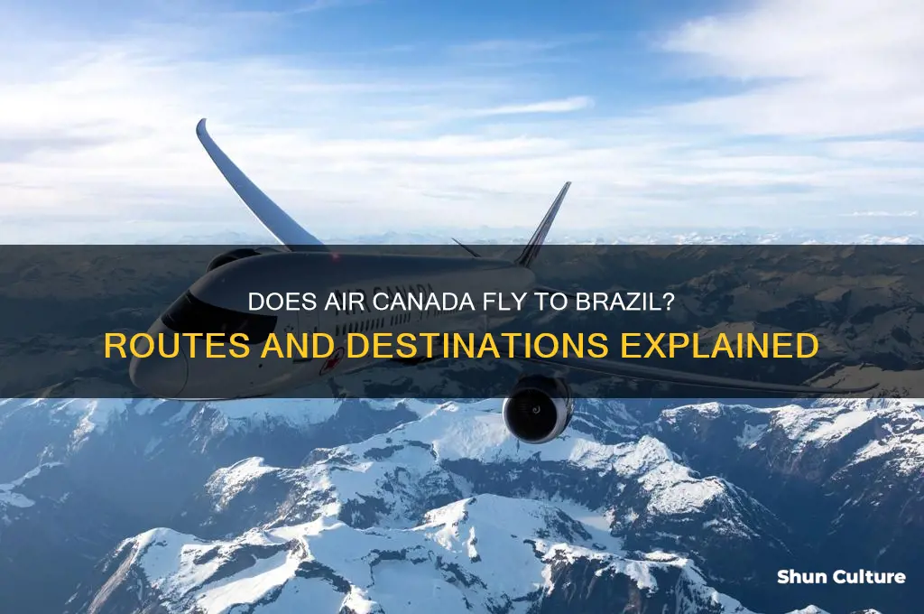 does air canada fly to brazil