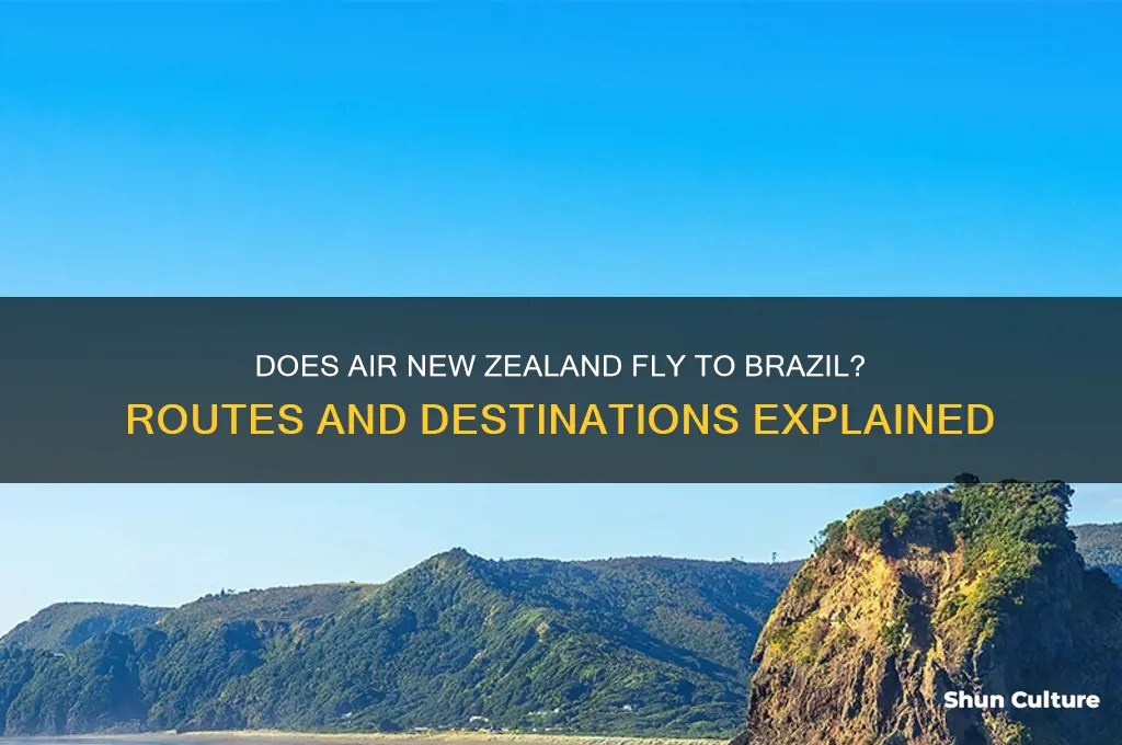 does air new zealand fly to brazil