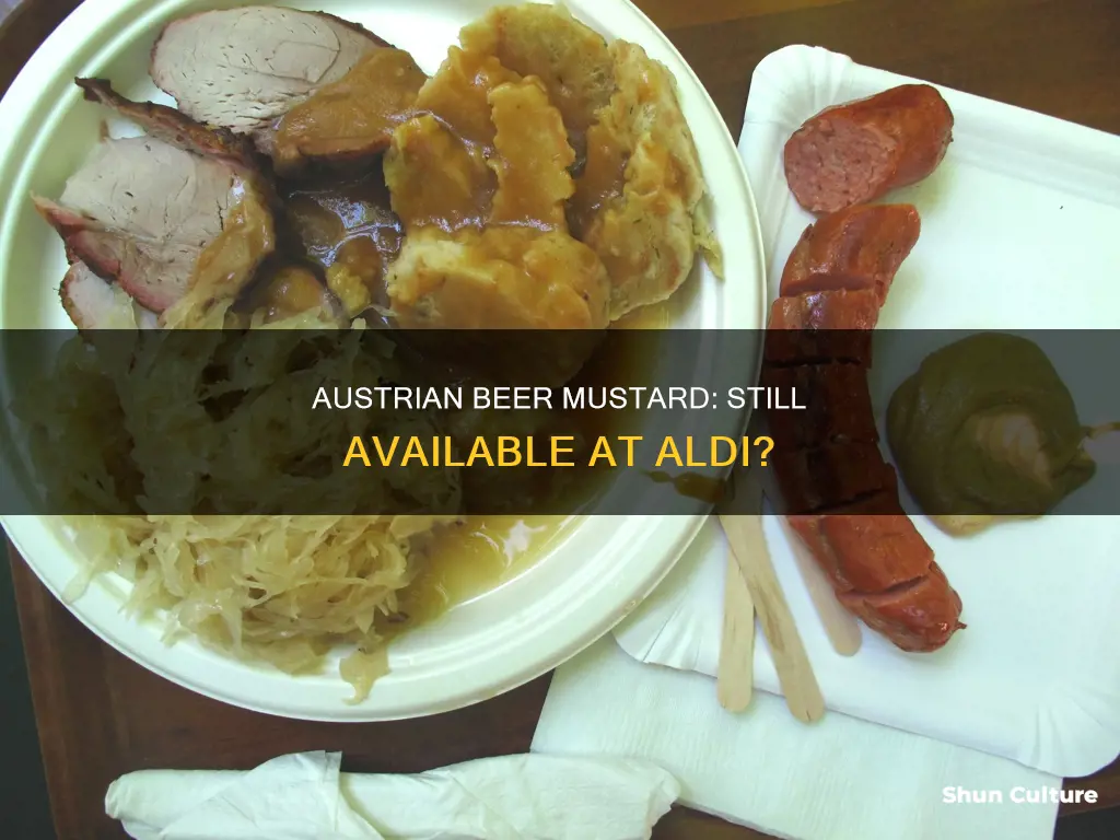 does aldi still sell austrian beer mustard