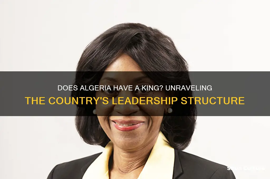 does algeria have a king