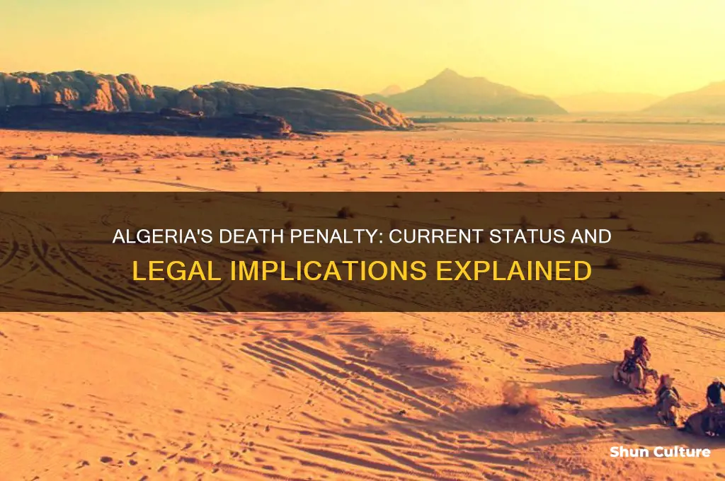 does algeria have death penalty