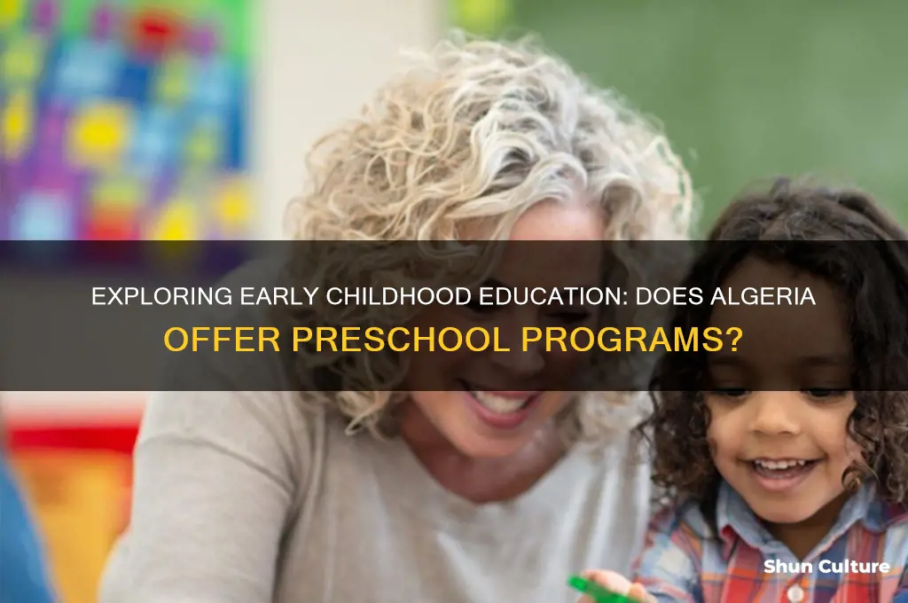 does algeria have preschool