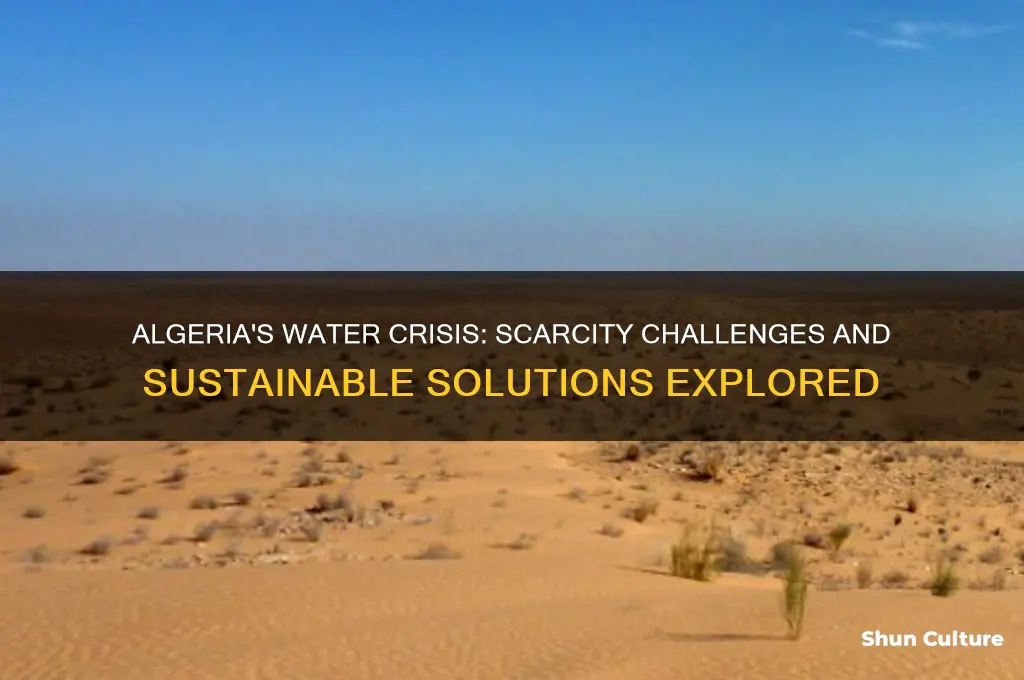 does algeria have water scarcity