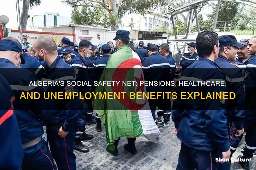 does algeria provide pensions health care unemployment