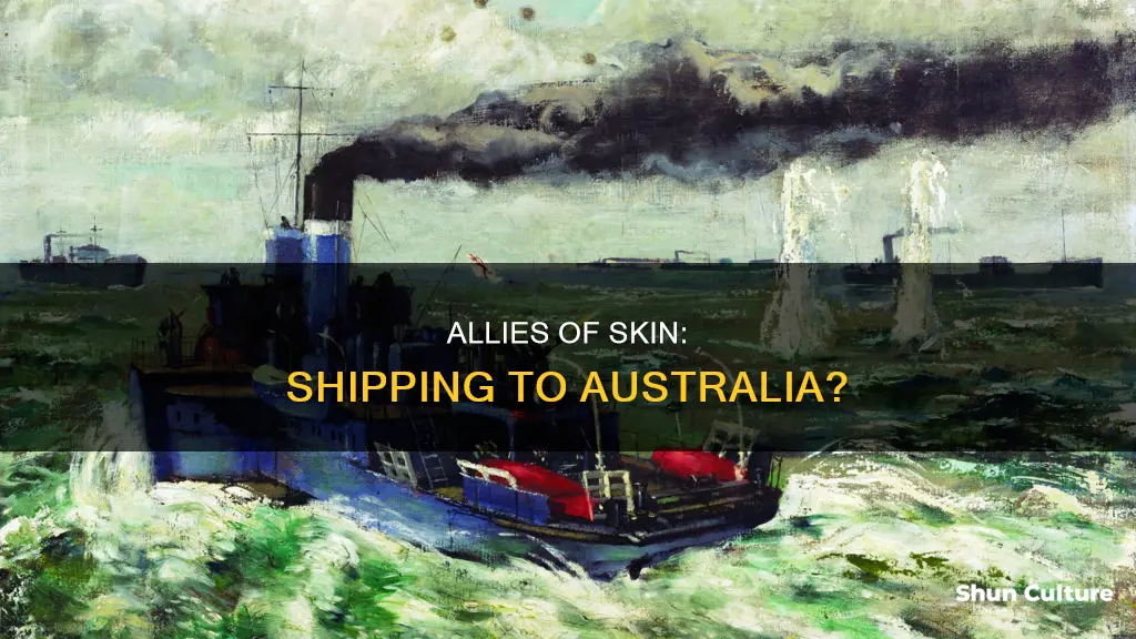 does allies of skin ship to australia