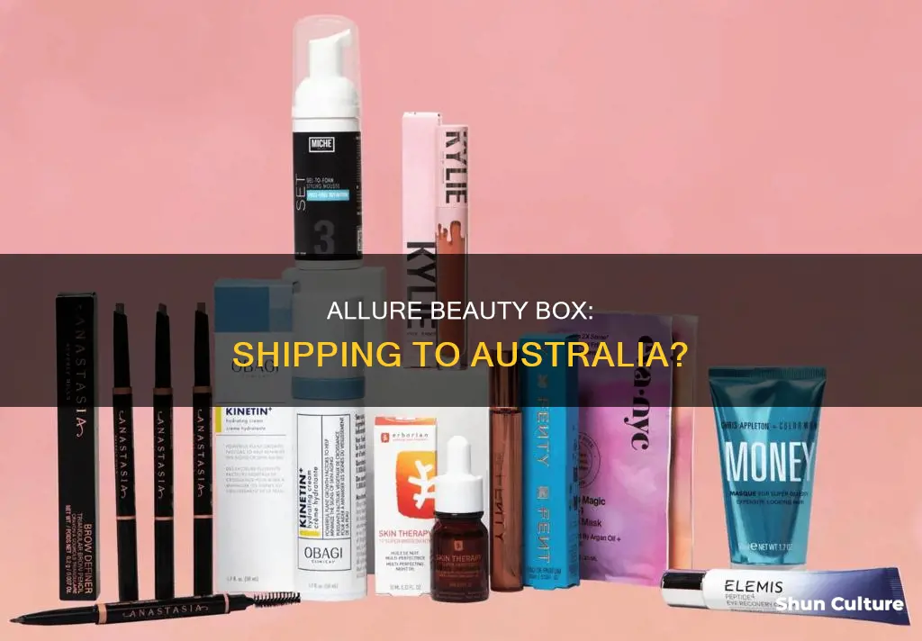 does allure beauty box ship to australia