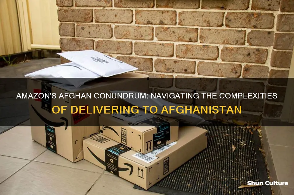 does amazon deliver to afghanistan