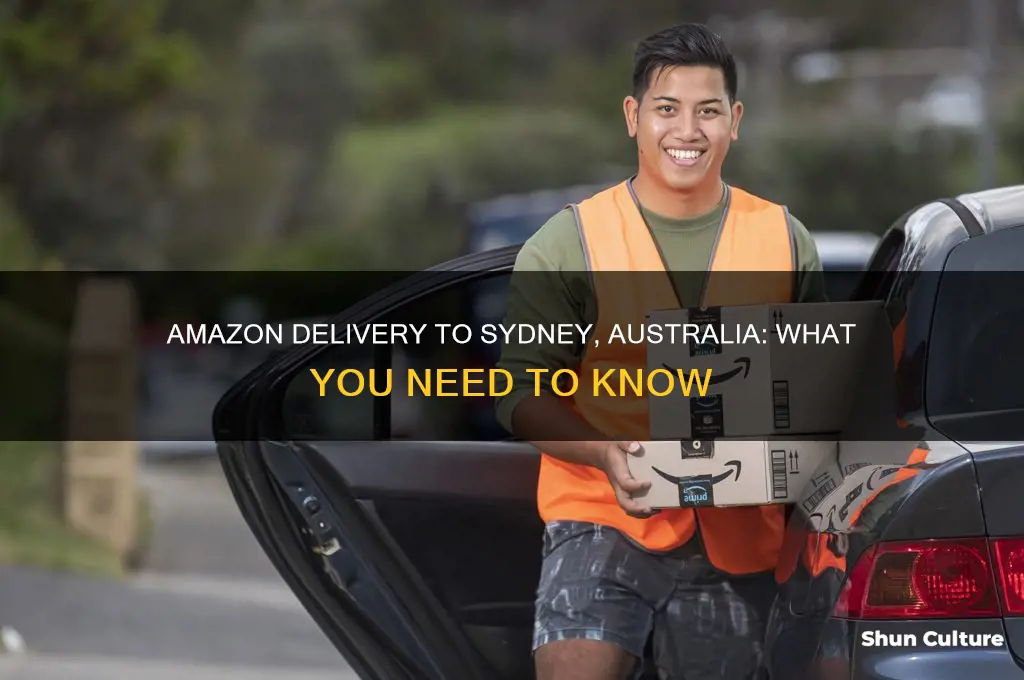 does amazon deliver to sydney australia