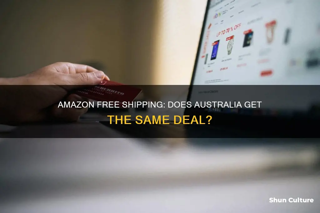 does amazon free shipping apply to australia