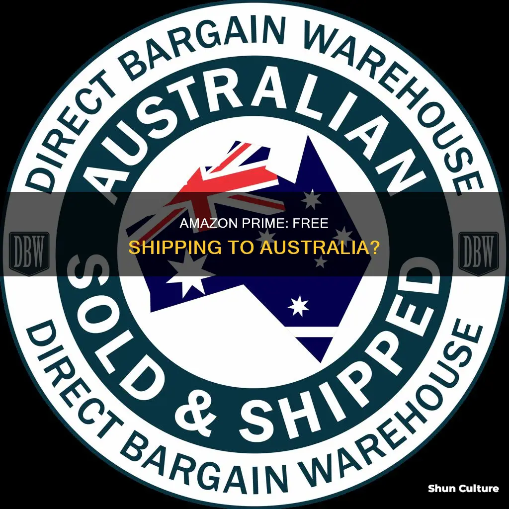does amazon prime ship free to australia