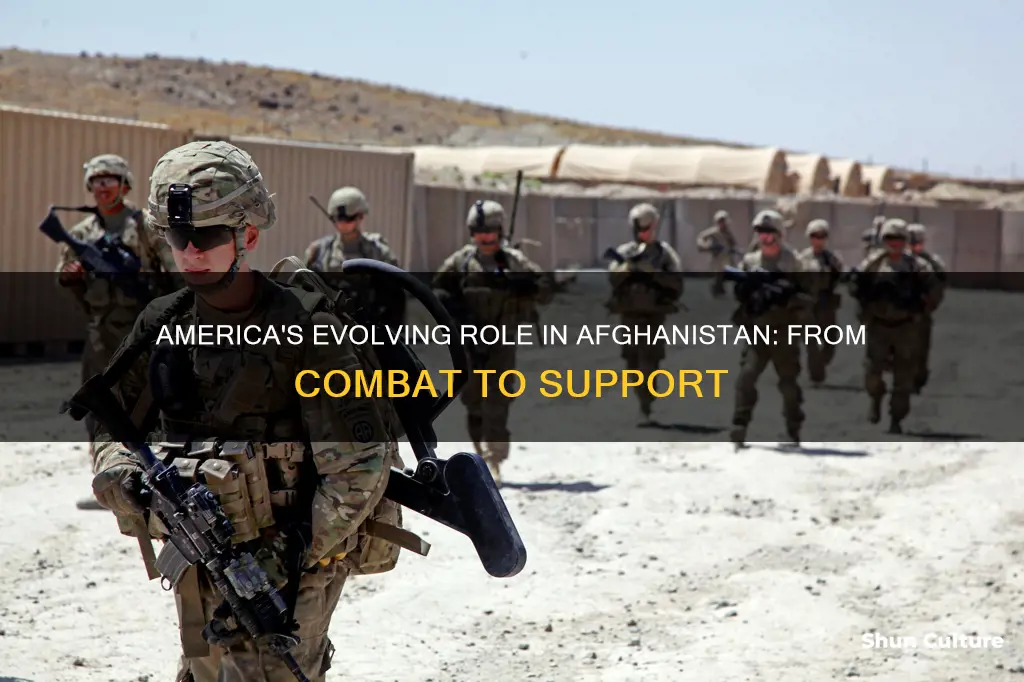 does america have a combat role in afghanistan