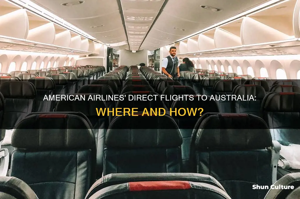 does american airlines fly direct to australia