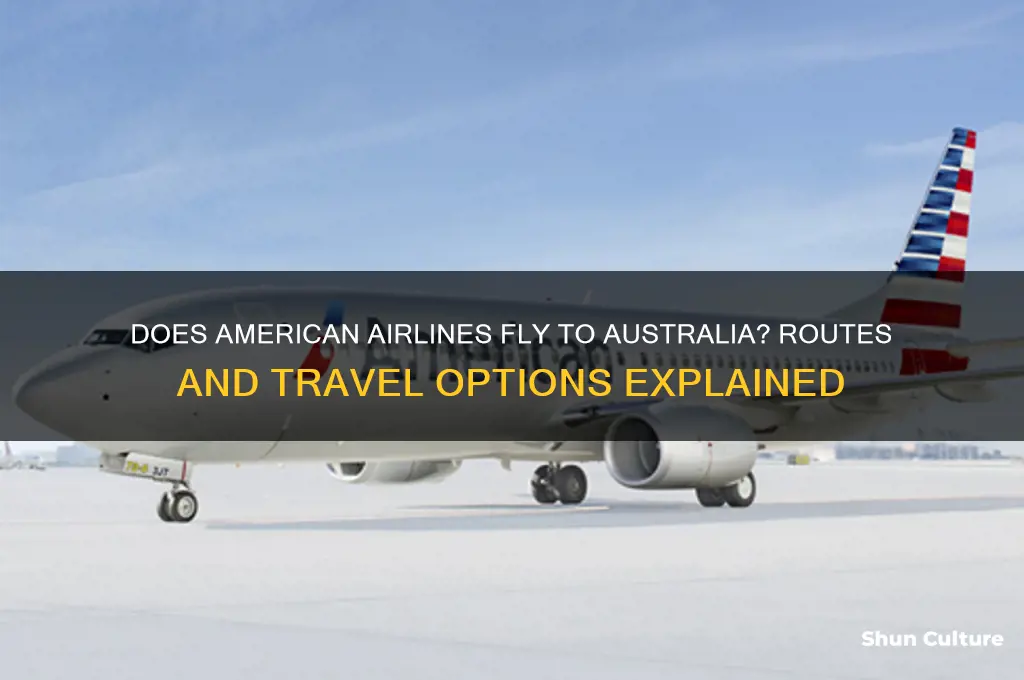 does american airlines go to australia