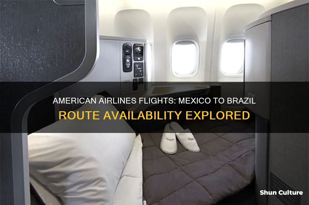does american fly from mexico to brazil