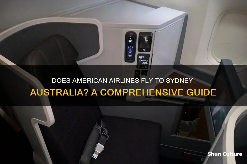 does american fly to sydney australia