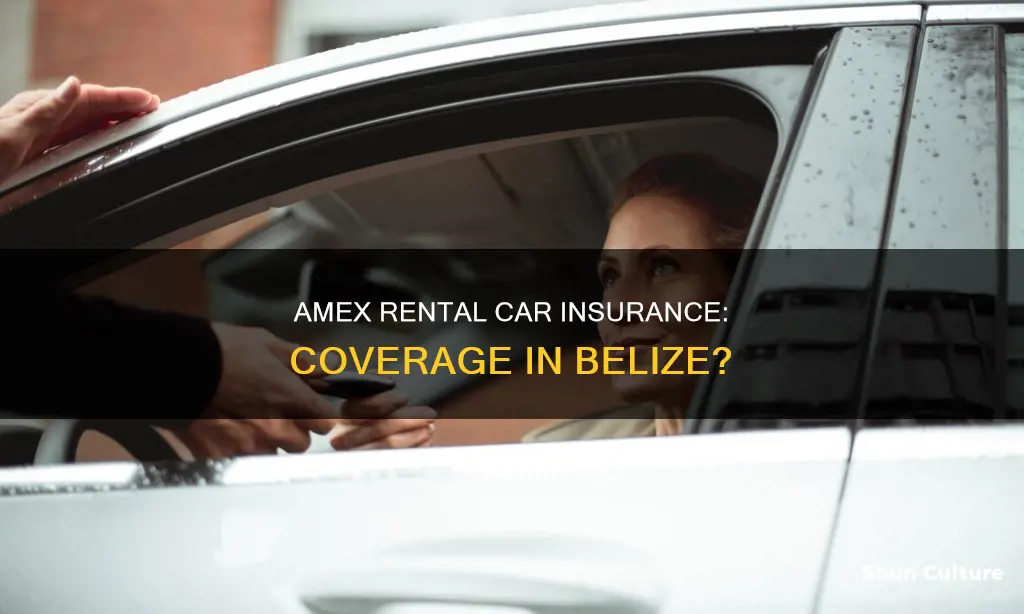 does amex cover rental car insurance in belize