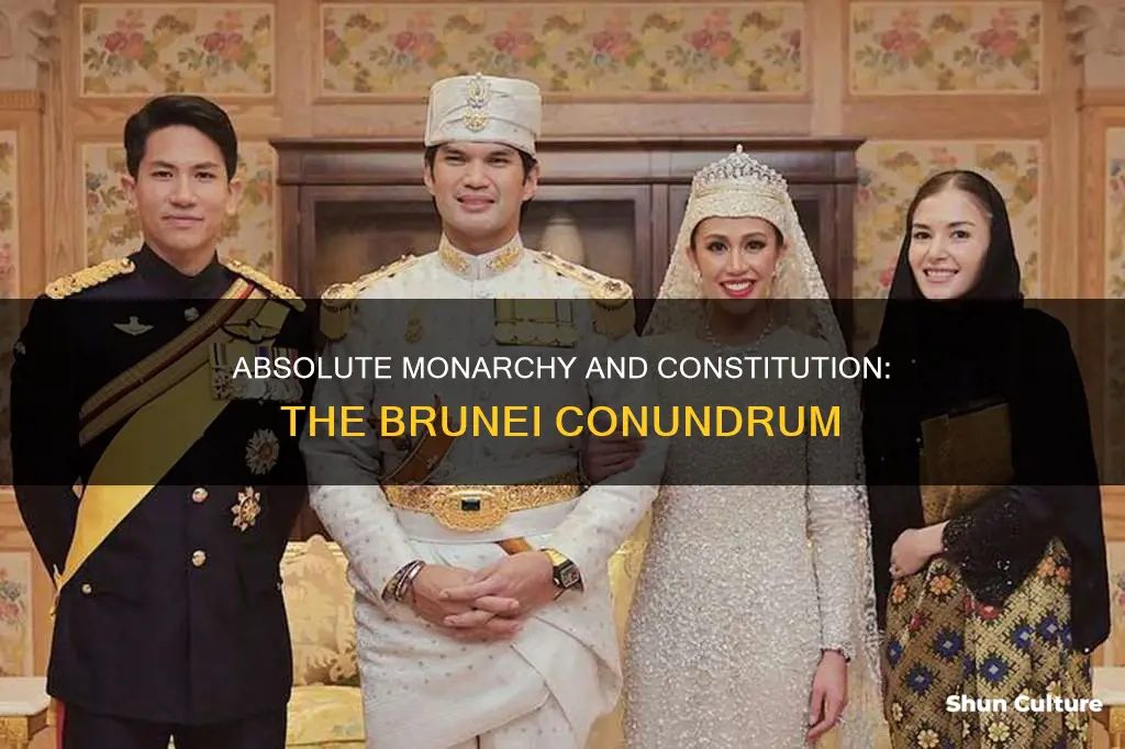 does an absolute monarchy have a constitution brunei