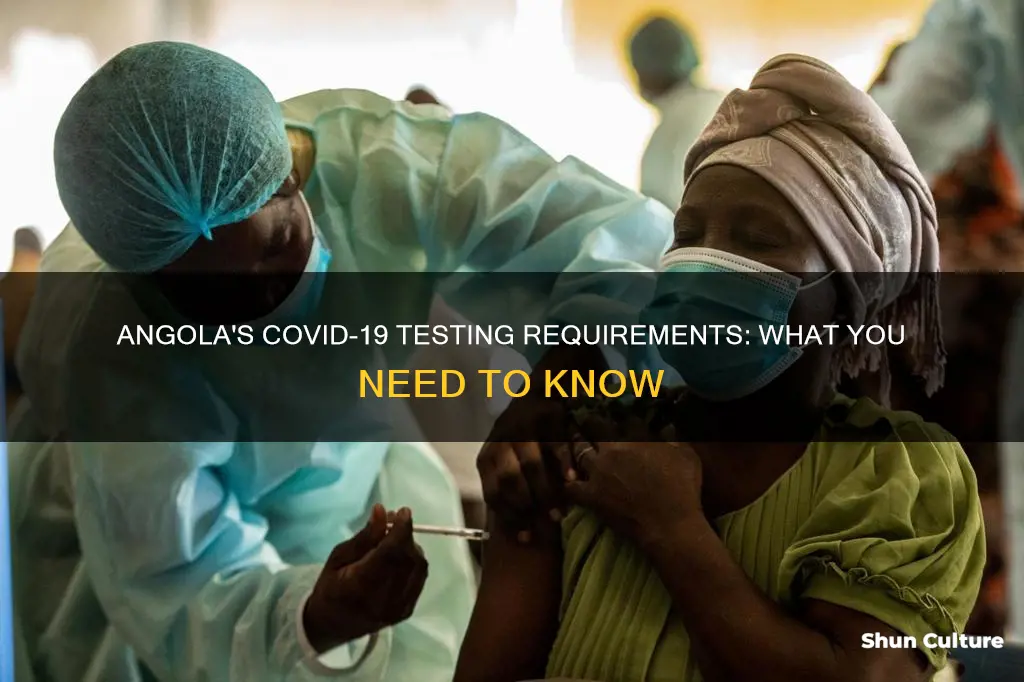 does angola require covid test