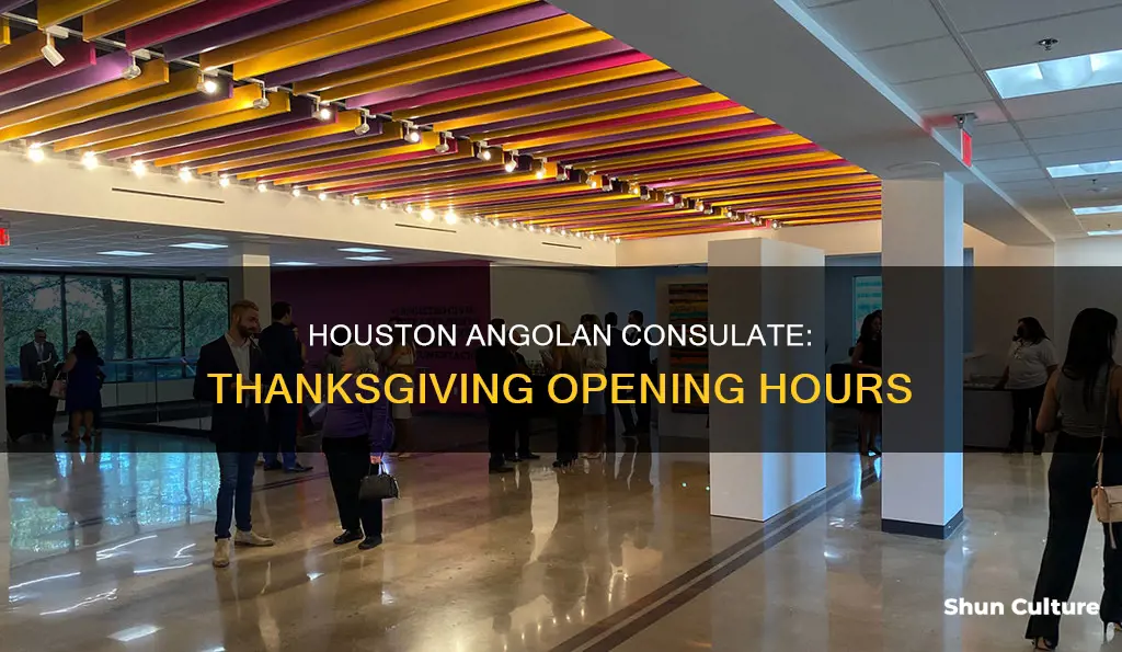 does angolan consulate in houston opens during thanksgiving day