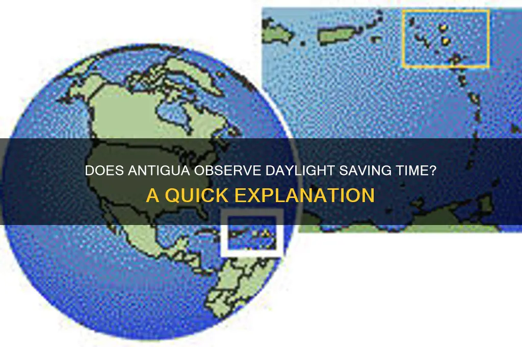 does antigua have daylight savings