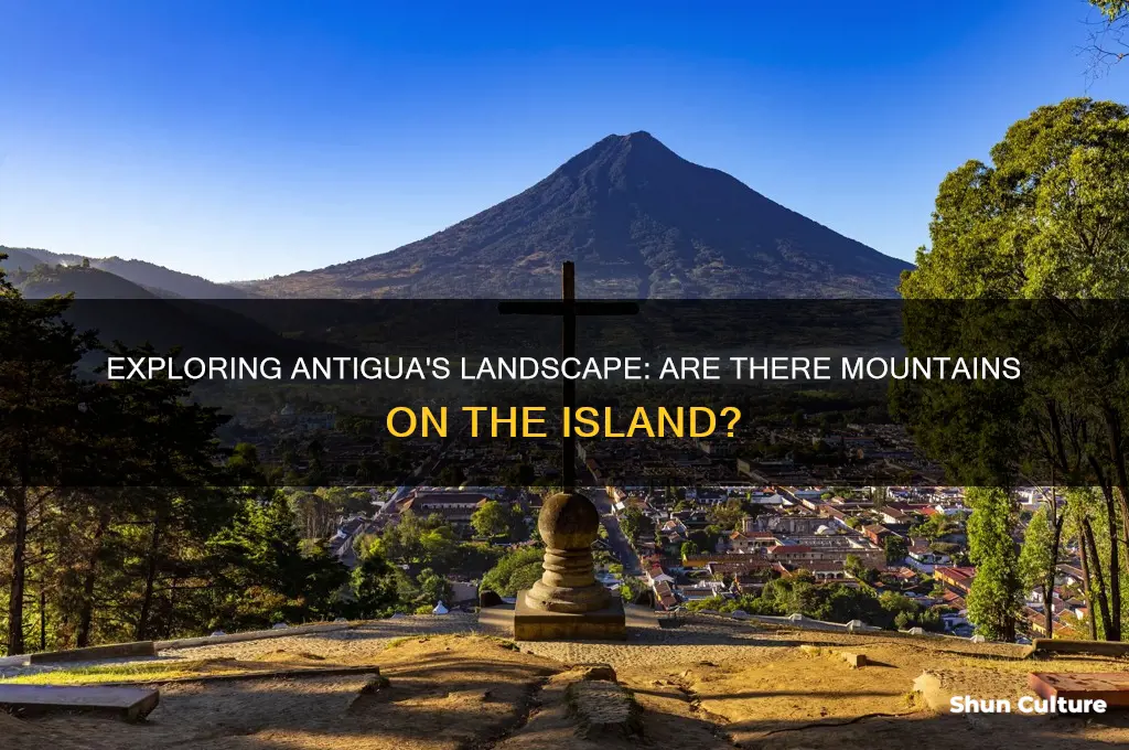 does antigua have mountains
