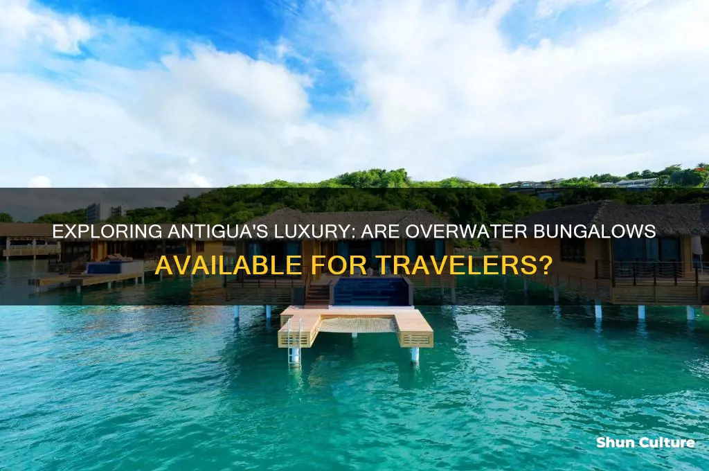 does antigua have over water bungalows