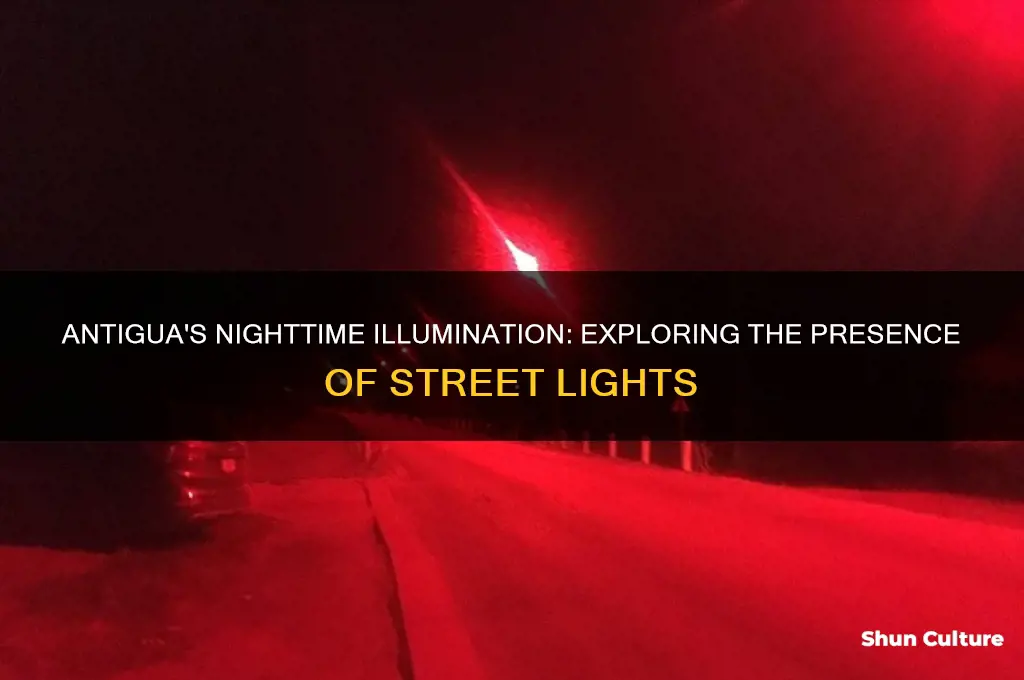 does antigua have street lights
