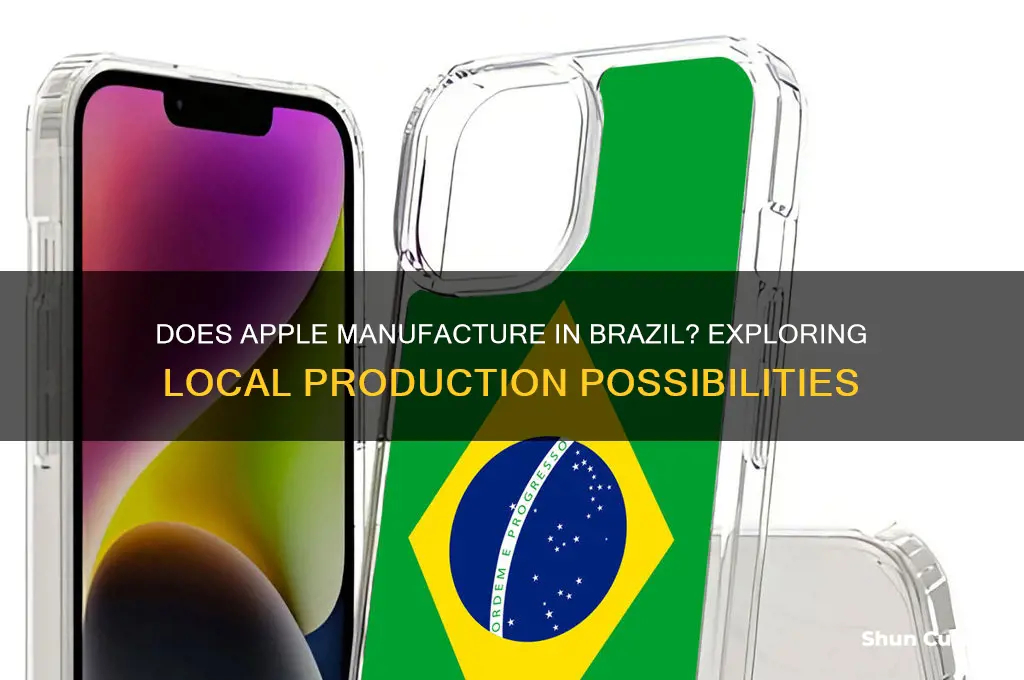 does apple manufacture in brazil
