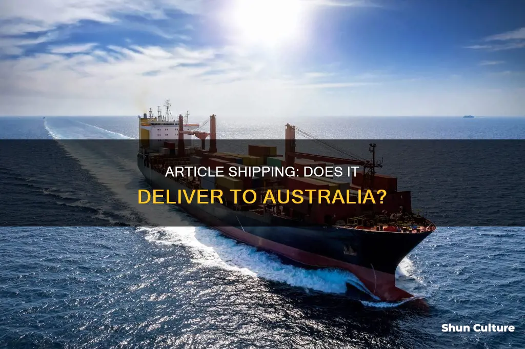 does article ship to australia