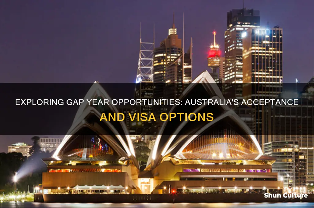 does australia accept gap year students