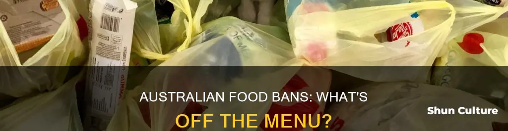 does australia ban food