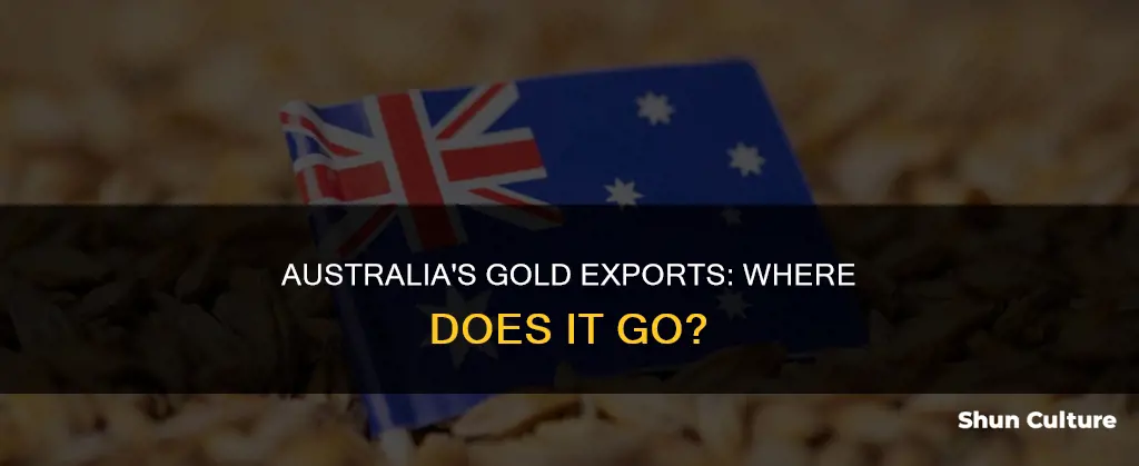 does australia export gold to other countries