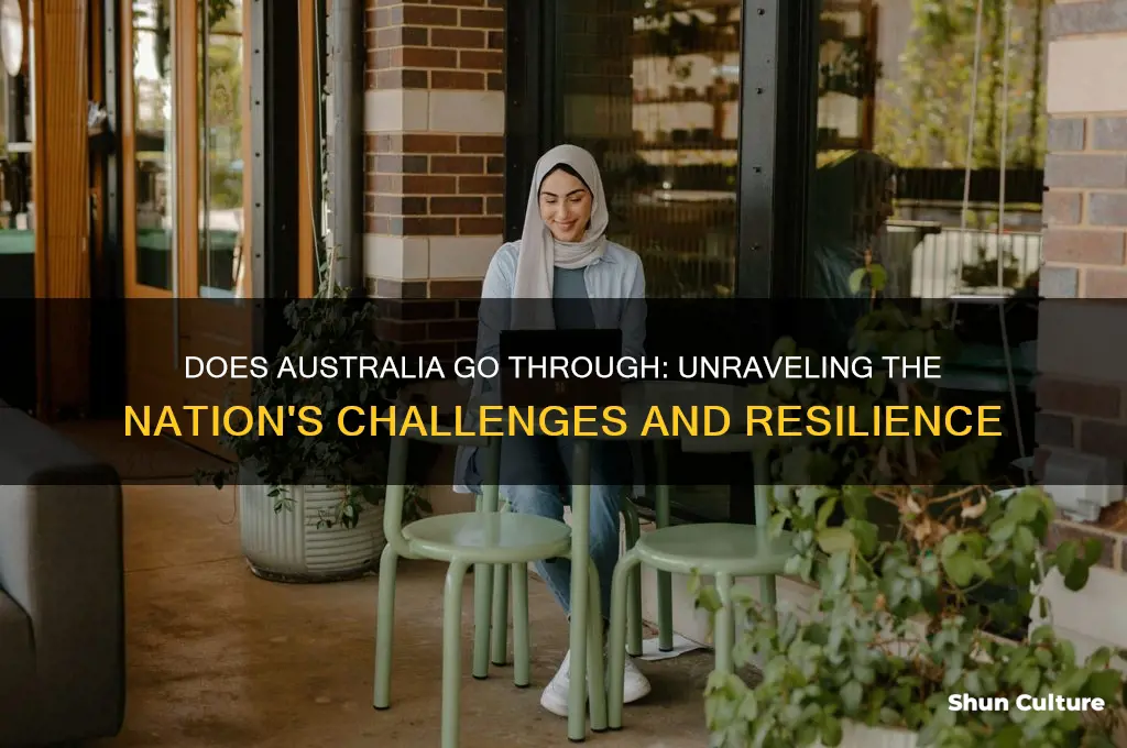 does australia go through
