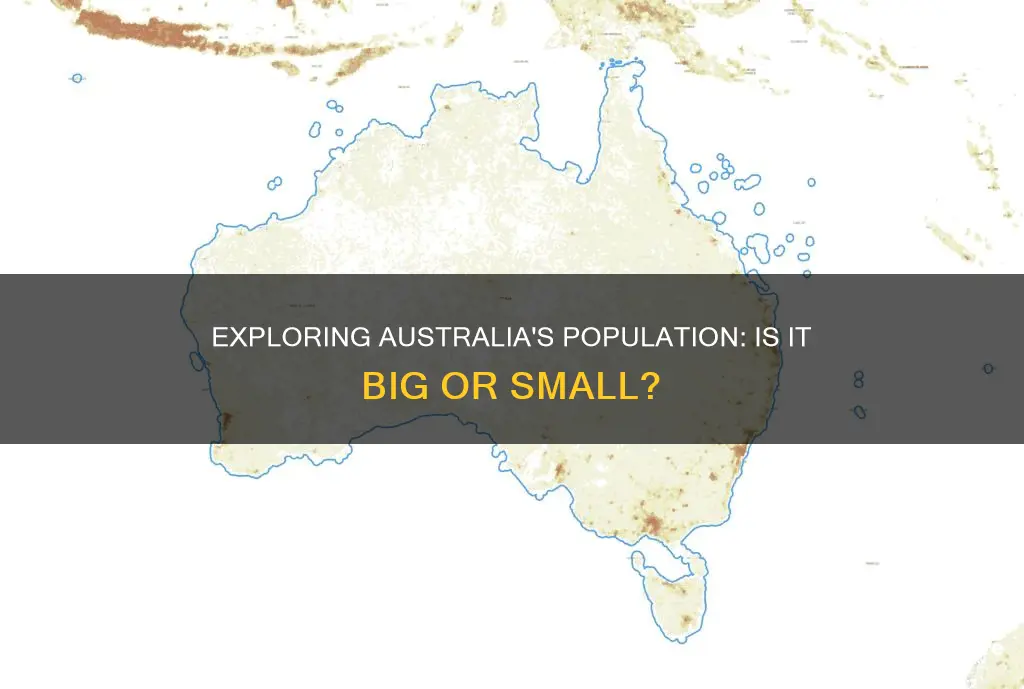 does australia have a big population