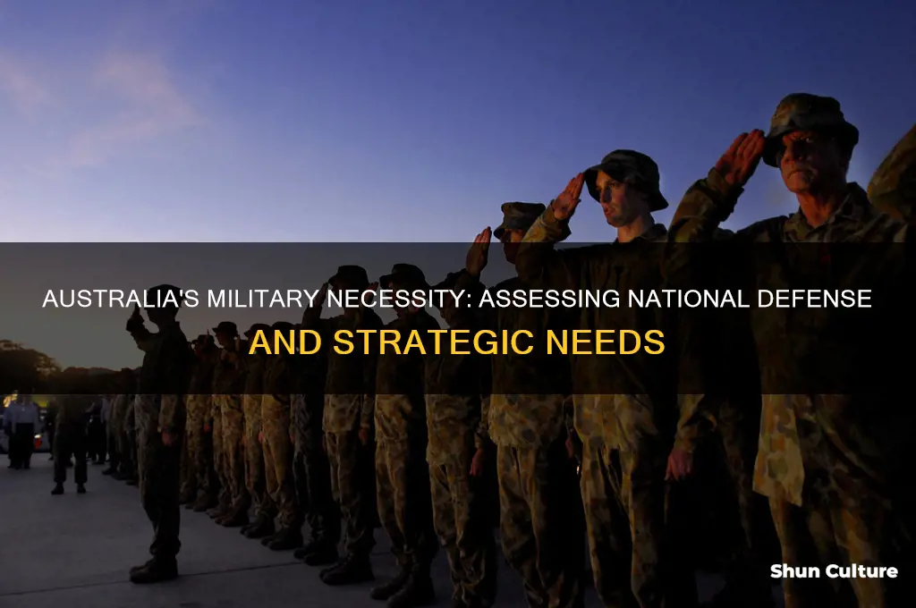does australia have a need for a military