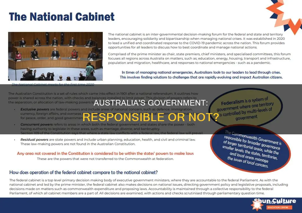does australia have a responsible government