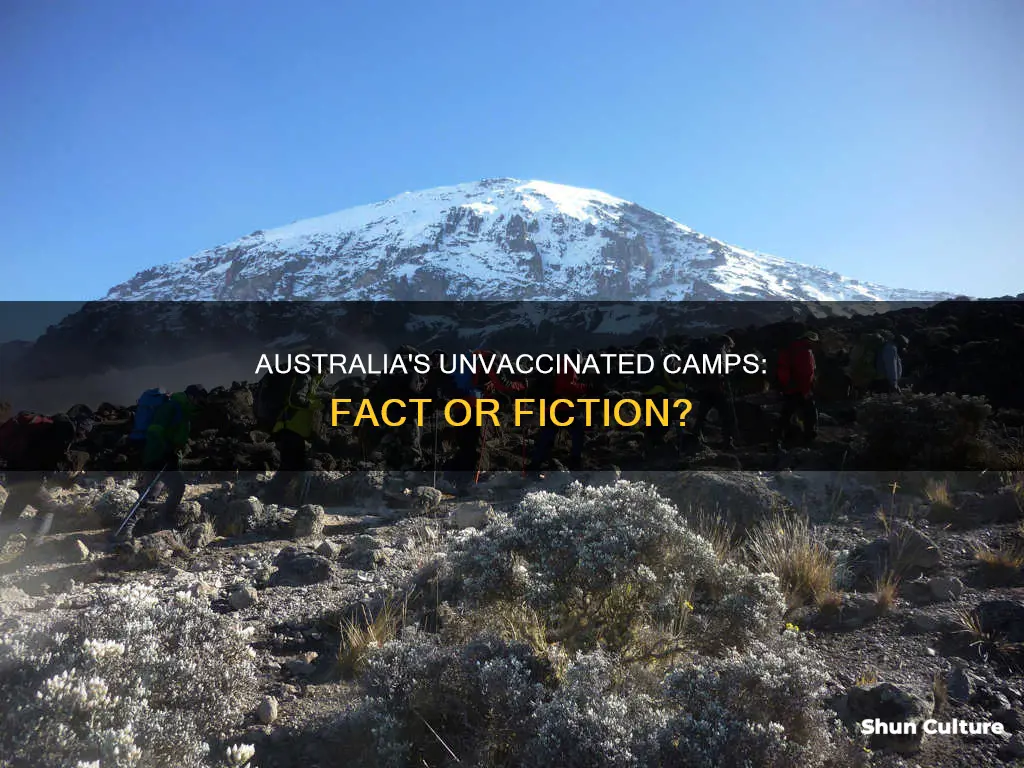 does australia have camps for unvaccinated people
