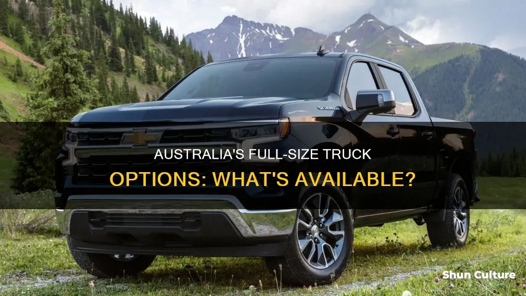 does australia have full size trucks