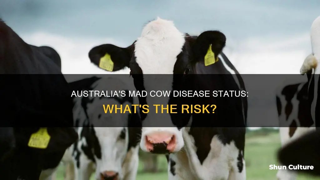 does australia have mad cow disease
