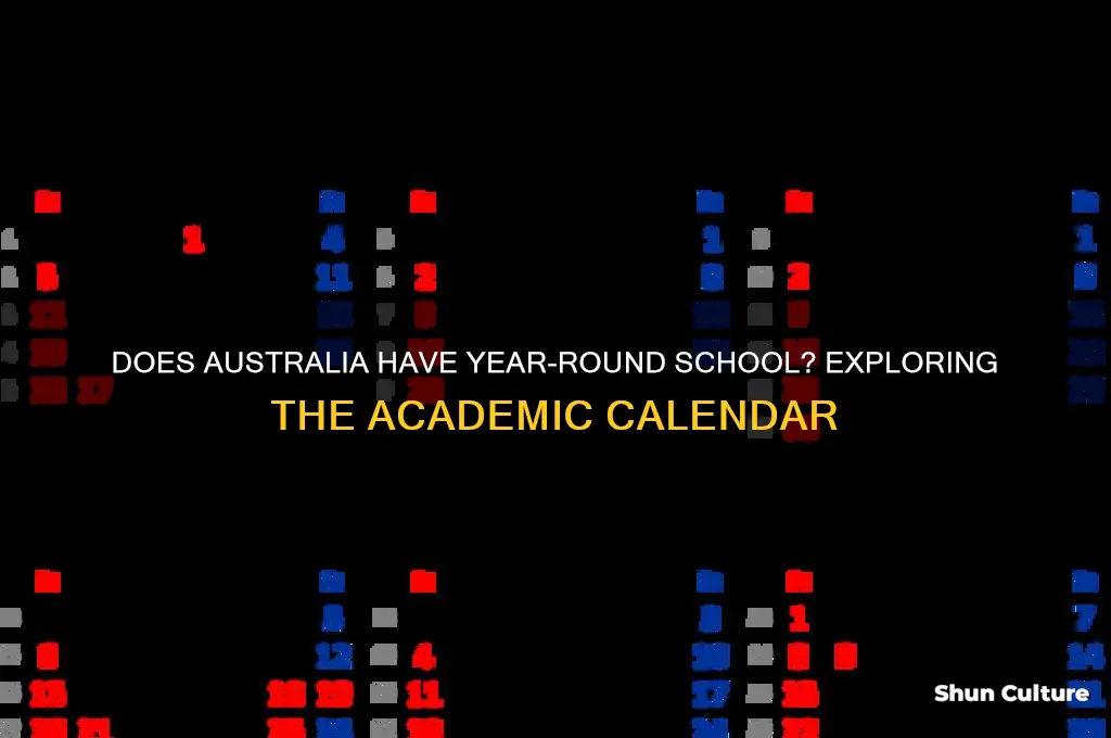 does australia have year round school
