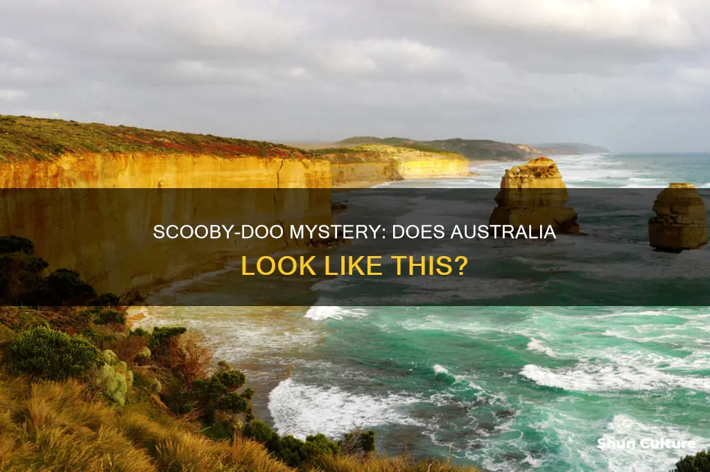 does australia look like scooby doo