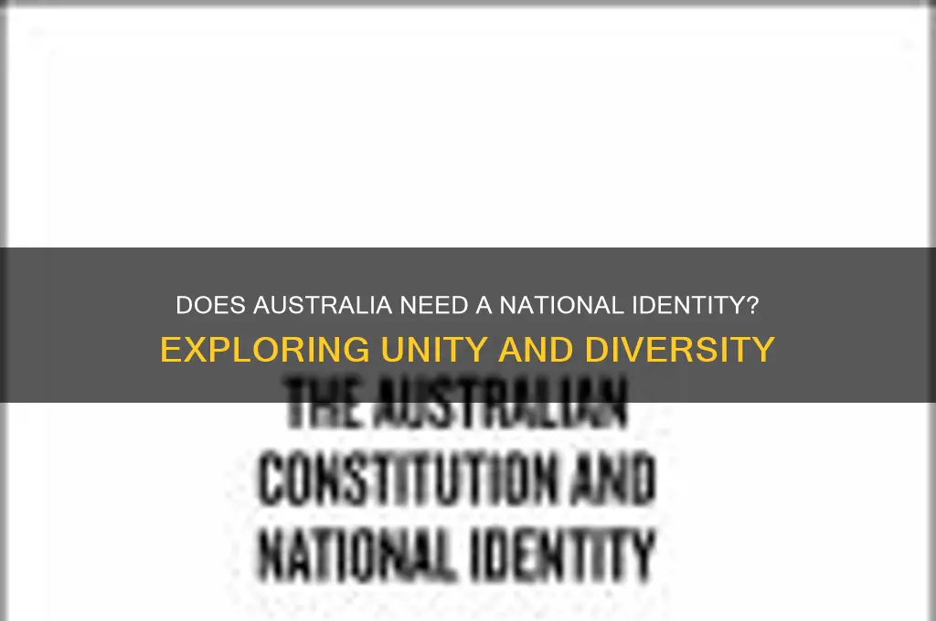does australia need a national identity