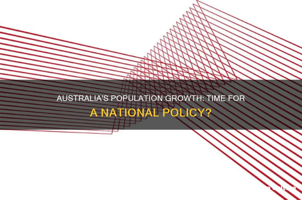does australia need a population policy