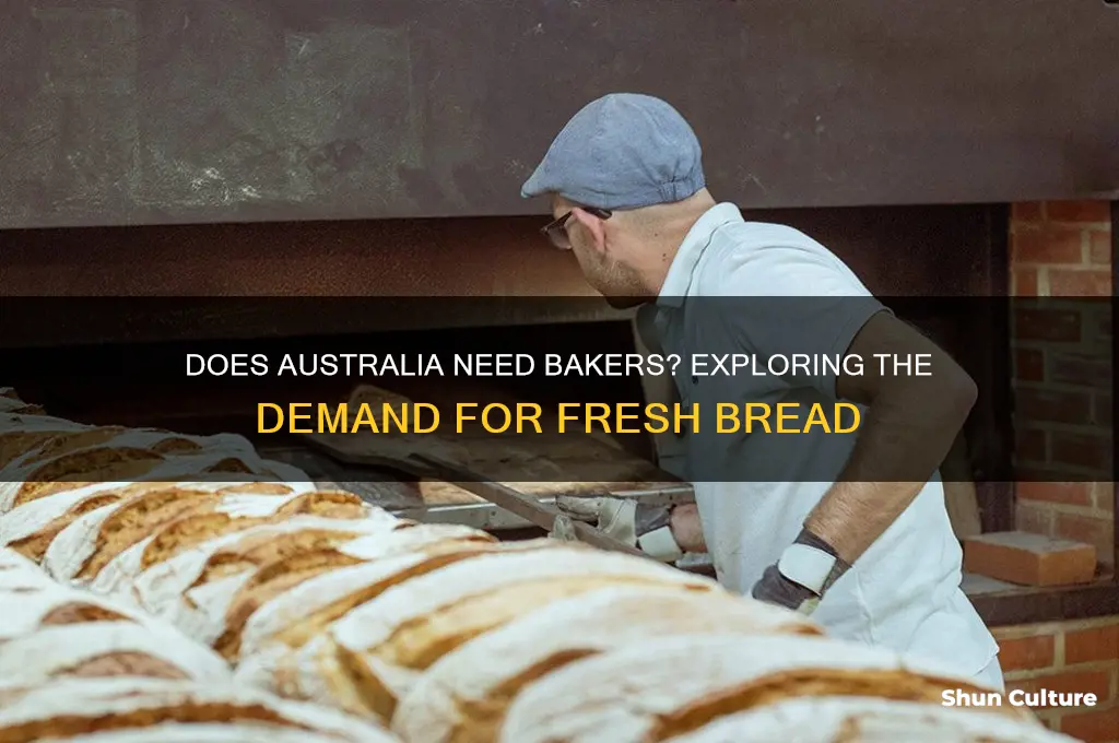 does australia need bakers