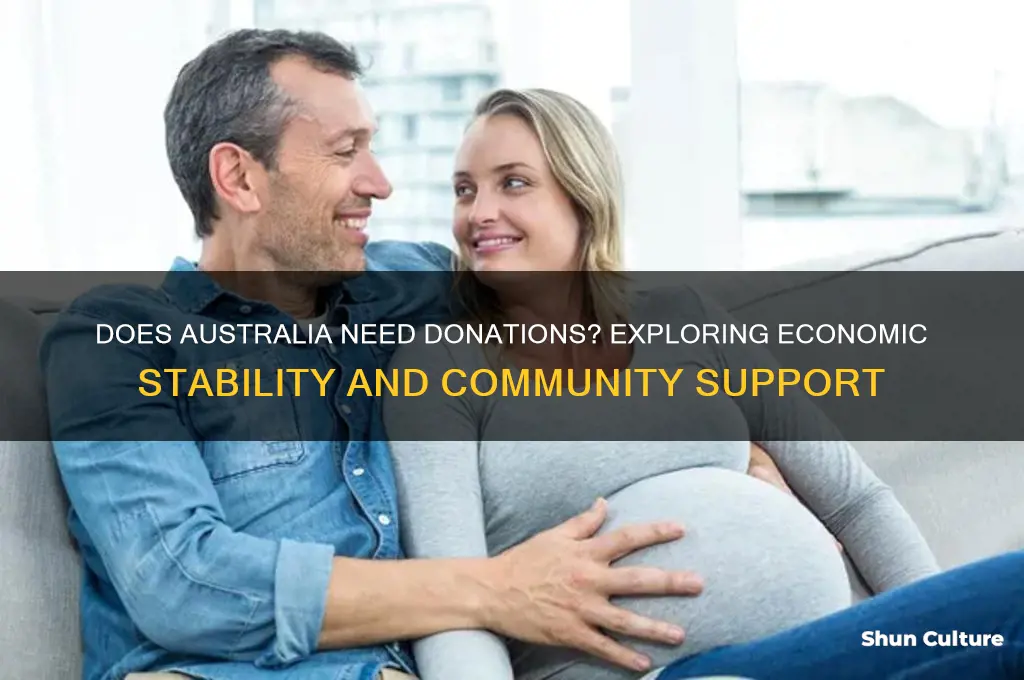 does australia need donations