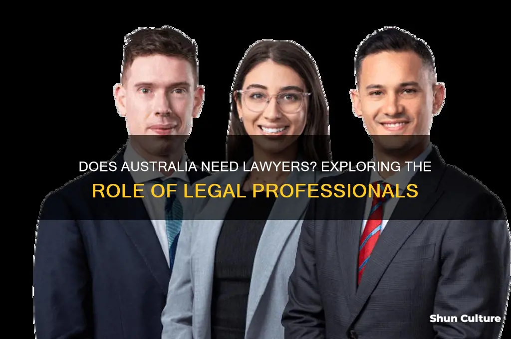 does australia need lawyers