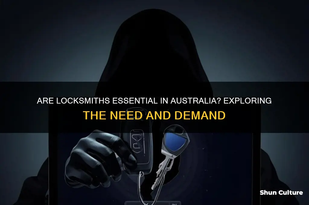 does australia need locksmiths