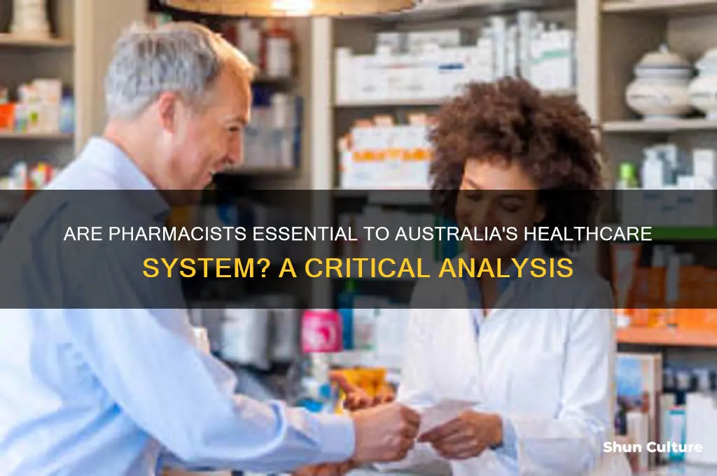 does australia need pharmacists