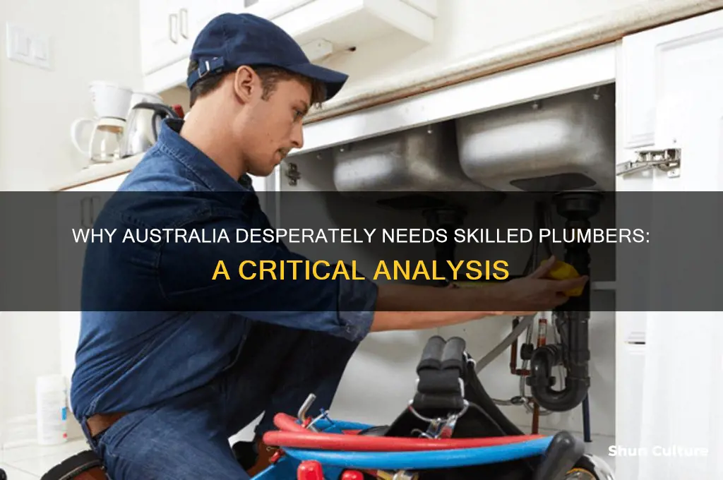 does australia need plumbers