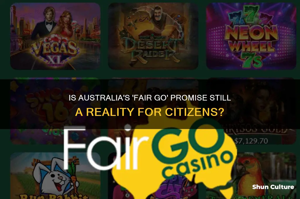 does australia offer its citizens a fair go